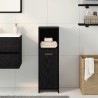 Meuble de salle de bain en chêne noir 30x30x95 cm bois d'ingénierie 618052618052