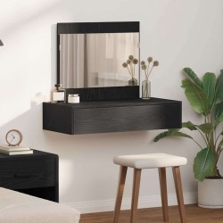Table de Toilette Noir 83 x 40 x 70 cm Bois d'ingénierie 618053618053