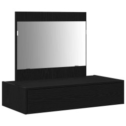 Table de Toilette Noir 83 x 40 x 70 cm Bois d'ingénierie 618053618053