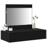 Table de Toilette Noir 83 x 40 x 70 cm Bois d'ingénierie 618053618053