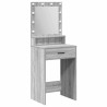 Table de Toilette avec tiroir Gris Sonoma 50 x 41 x 135 cm 618054618054
