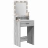 Table de Toilette avec tiroir Gris Sonoma 50 x 41 x 135 cm 618054618054