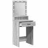 Table de Toilette avec tiroir Gris Sonoma 50 x 41 x 135 cm 618054618054
