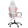 Chaise de jeu de massage Blanc et rose Similicuir 618057618057