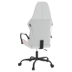 Chaise de jeu de massage Blanc et rose Similicuir 618057618057