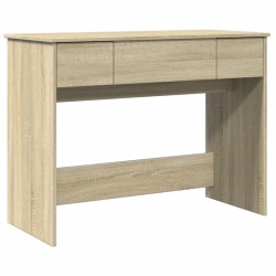 Coiffeuse avec miroir chêne sonoma 100x45x76 cm 618058618058