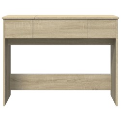 Coiffeuse avec miroir chêne sonoma 100x45x76 cm 618058618058