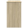 Coiffeuse avec miroir chêne sonoma 100x45x76 cm 618058618058