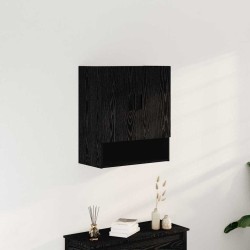 Meuble mural Chêne noir 60 x 31 x 70 cm Bois d'ingénierie 618060618060
