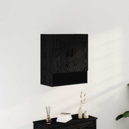 Meuble mural Chêne noir 60 x 31 x 70 cm Bois d'ingénierie 618060618060