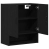 Meuble mural Chêne noir 60 x 31 x 70 cm Bois d'ingénierie 618060618060