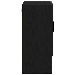Meuble mural Chêne noir 60 x 31 x 70 cm Bois d'ingénierie 618060618060