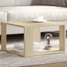 Table basse chêne sonoma 51,5x51,5x30 cm bois d'ingénierie 618068618068
