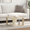 Table basse chêne sonoma 51,5x51,5x30 cm bois d'ingénierie 618068618068