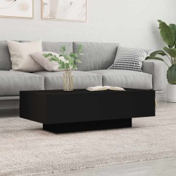 Table basse noir 100x49,5x31 cm bois d'ingénierie 618071618071