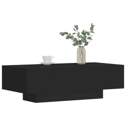 Table basse noir 100x49,5x31 cm bois d'ingénierie 618071618071