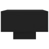Table basse noir 100x49,5x31 cm bois d'ingénierie 618071618071
