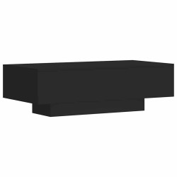 Table basse noir 100x49,5x31 cm bois d'ingénierie 618071618071