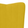 Chaise de relaxation Jaune moutarde Velours 618073618073