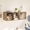 Meuble mural 102 x 37 x 35 cm Bois d'ingénierie Chêne artisanal 618074618074