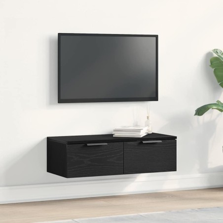 Meuble mural Chêne noir 68 x 30 x 20 cm Bois d'ingénierie 618077618077