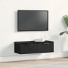Meuble mural Chêne noir 68 x 30 x 20 cm Bois d'ingénierie 618077618077