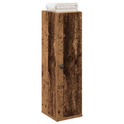Meuble de salle de bain avec porte-rouleau vieux bois 618079618079