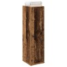 Meuble de salle de bain avec porte-rouleau vieux bois 618079618079