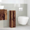 Meuble de salle de bain avec porte-rouleau vieux bois 618079618079