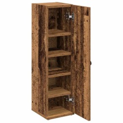 Meuble de salle de bain avec porte-rouleau vieux bois 618079618079