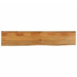 Dessus de table à bord vivant 160x20x3,8cm bois massif manguier 618080618080