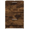 Meuble d'évier chêne fumé 40x37x59 cm bois d'ingénierie 618081618081