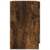 Meuble d'évier chêne fumé 40x37x59 cm bois d'ingénierie 618081618081