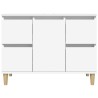 Meuble d'évier blanc 80x33x60 cm bois d'ingénierie 618083618083