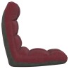 Chaise pliable de sol Rouge bordeaux Tissu 618086618086