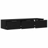 Meuble mural Chêne noir 102 x 30 x 20 cm Bois d'ingénierie 618099618099