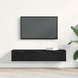 Meuble mural Chêne noir 102 x 30 x 20 cm Bois d'ingénierie 618099618099