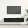 Meuble mural Chêne noir 102 x 30 x 20 cm Bois d'ingénierie 618099618099