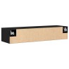 Meuble mural Chêne noir 102 x 30 x 20 cm Bois d'ingénierie 618099618099