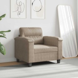 Chaise de canapé Taupe 60 cm Tissu microfibre 618108618108