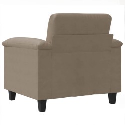 Chaise de canapé Taupe 60 cm Tissu microfibre 618108618108