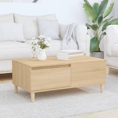 Table basse Chêne sonoma 90x50x36,5 cm Bois d'ingénierie 618109618109