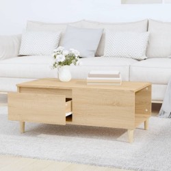 Table basse Chêne sonoma 90x50x36,5 cm Bois d'ingénierie 618109618109