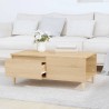Table basse Chêne sonoma 90x50x36,5 cm Bois d'ingénierie 618109618109