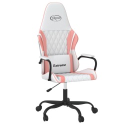 Chaise de jeu Blanc et rose Similicuir 618120618120
