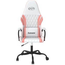 Chaise de jeu Blanc et rose Similicuir 618120618120