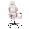 Chaise de jeu Blanc et rose Similicuir 618120618120