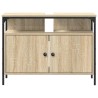 Meuble de Lavabo de Salle de Bain Marron 80 x 30 x 60 cm 618122618122