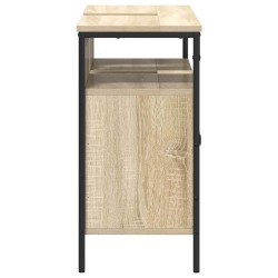 Meuble de Lavabo de Salle de Bain Marron 80 x 30 x 60 cm 618122618122
