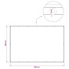 Écran de confidentialité pour balcon 200 x 300 cm 618125618125